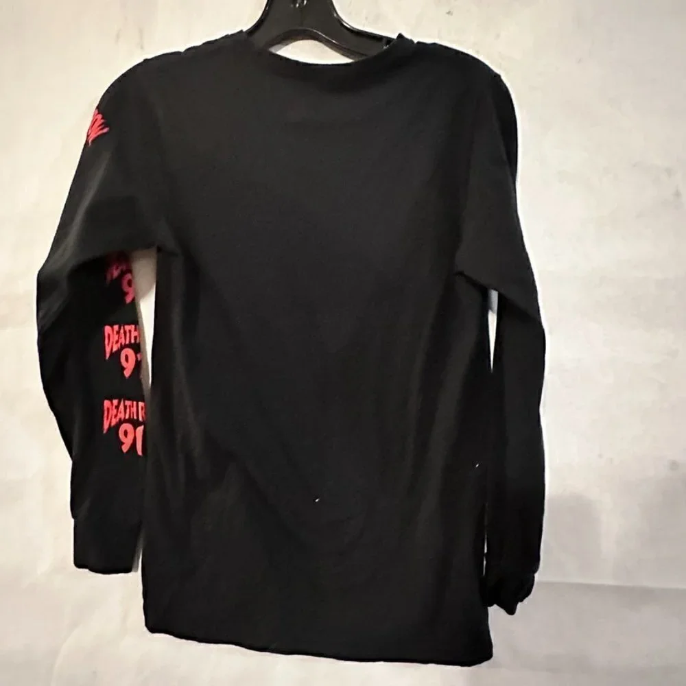 Death Row Records Long SLeeve NWOT Size Small Black Womens - Picture 5 of 6